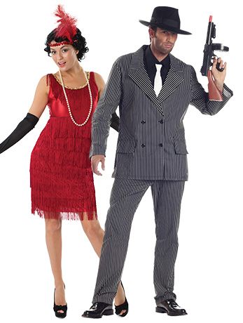 1920s-Gangster-Couples-Costume - Bank Farm Leisure